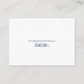 Waterverf Floral marinevrouw Eiffel Informatiekaartje (Achterkant)