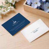 Waterverf Floral marinevrouw Eiffel Informatiekaartje