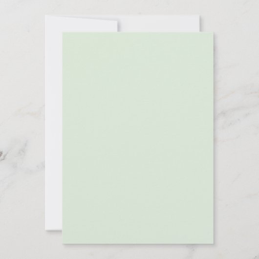 Waterverf Floral Mason Jar Wedding Kaart (Achterkant)