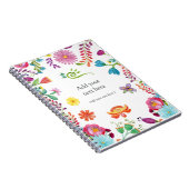 Waterverf Floral Mexican Fiesta Notitieboek (Rechterzijde)