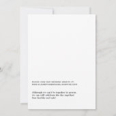 Waterverf Floral Mexican Fiesta Virtual Wedding Kaart (Achterkant)