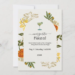 Waterverf Floral Mexican Margarita Fiesta Kaart