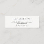 Waterverf Floral Mini Visitekaartje (Achterkant)