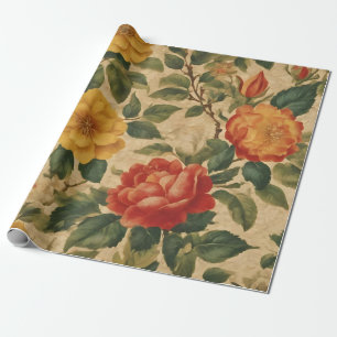 Waterverf Floral Modern Collectie Cadeaupapier