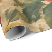 Waterverf Floral Modern Collectie Cadeaupapier (Rol Hoek)