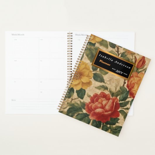Waterverf Floral Modern Collectie Planner (Display)
