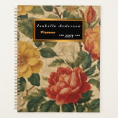 Waterverf Floral Modern Collectie Planner (Voorkant)