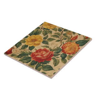 Waterverf Floral Modern Collectie Tegeltje