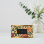 Waterverf  Floral Modern Collectie Visitekaartje (Staand voorkant)