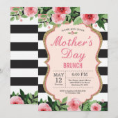 Waterverf Floral Moederdag Brunch Uitnodiging (Voorkant / Achterkant)