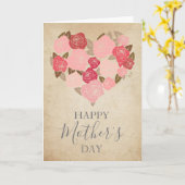 Waterverf Floral-Moederdag Kaart (Gele Bloem)