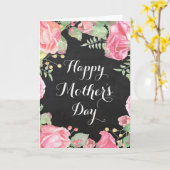 Waterverf Floral-Moederdag Kaart (Gele Bloem)