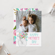 Waterverf Floral Moederdag