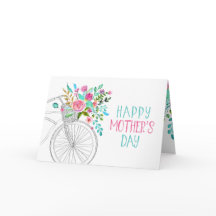 Waterverf Floral Moederdag