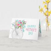 Waterverf Floral Moederdag Kaart (Gele Bloem)