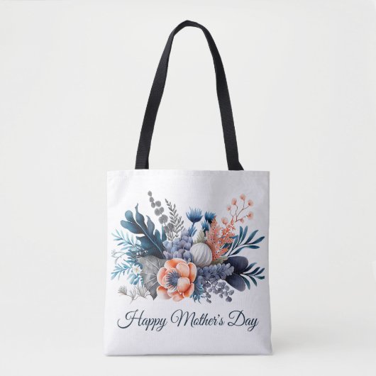 Waterverf Floral Moederdag Tote Bag (Voorkant)