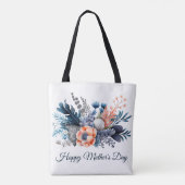 Waterverf Floral Moederdag Tote Bag (Achterkant)