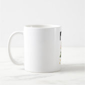 Waterverf Floral Monogram Coffee Mok (Links)