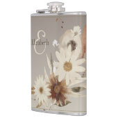 Waterverf Floral Monogram Heupfles (Links)