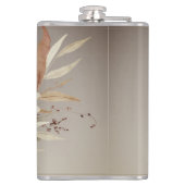 Waterverf Floral Monogram Heupfles (Achterkant)