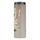 Waterverf Floral Monogram Thermosbeker (Achterkant)