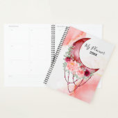 Waterverf Floral Moon Planner (Display)