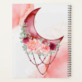 Waterverf Floral Moon Planner (Achterkant)