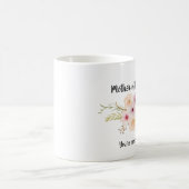 Waterverf Floral MOTHER VAN DE BRIDE Bridal Party Koffiemok (Center)