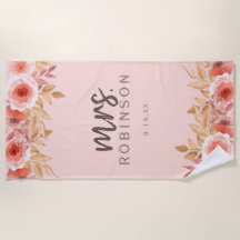 Waterverf Floral Mrs Date