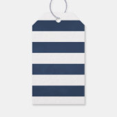 Waterverf Floral Nautical Wedding Dank je Cadeaulabel (Achterkant)