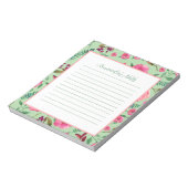 Waterverf Floral Notitieblok (Linkerzijde)