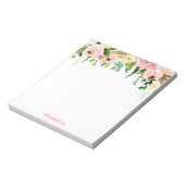 Waterverf Floral Notitieblok (Linkerzijde)