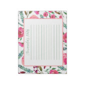 Waterverf Floral Notitieblok (Linkerzijde)