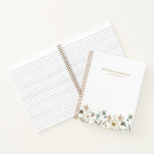 Waterverf Floral Notitieboek (Binnen)