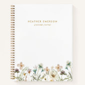 Waterverf Floral Notitieboek (Voorkant)
