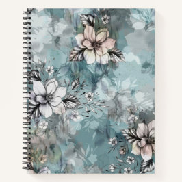Waterverf Floral Notitieboek
