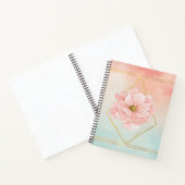 Waterverf Floral Notitieboek (Binnen)