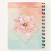 Waterverf Floral Notitieboek (Achterkant)