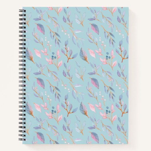 Waterverf Floral Notitieboek (Voorkant)