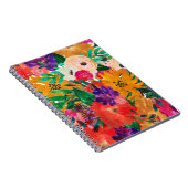 Waterverf Floral Notitieboek (Rechterzijde)