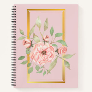 Waterverf Floral Notitieboek