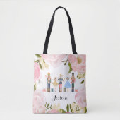 Waterverf Floral Nutkraker Tote Bag (Voorkant)