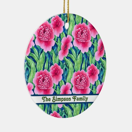 Waterverf Floral Ornament (Rechts)