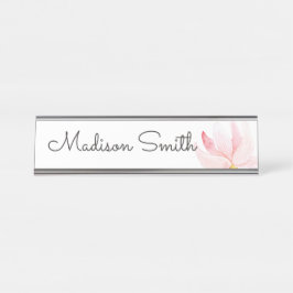 Waterverf Floral Painting Bureau Naambordje