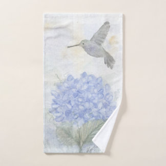 Waterverf Floral Painting on Towel Handdoek