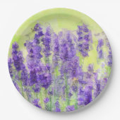 Waterverf Floral Papieren Bordje (Voorkant)