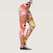 Waterverf Floral patroon Leggings (Rechts)