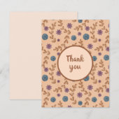 Waterverf Floral Pattern (Voorkant / Achterkant)