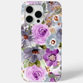 Waterverf Floral Pattern iPhone 15 Pro Max Hoesje