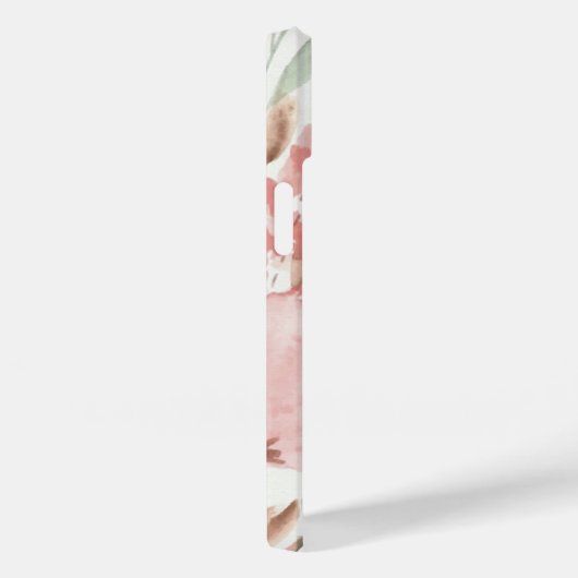 Waterverf Floral Pattern Monogram Case-Mate iPhone Case (Achterkant / Rechts)